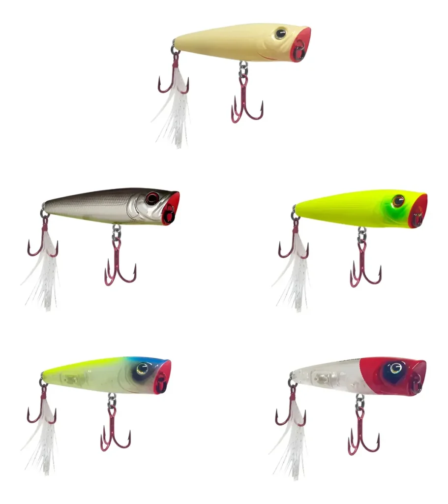 Quais peixes podem ser capturados com a isca popper?